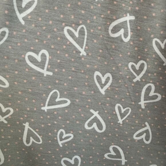 Cuddl Duds 2-Piece Classic Jersey Notch Collar Novelty Pajama Set 3XL Gray White - Picture 9 of 16